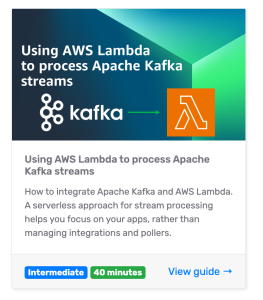 AWS Lambda と Kafka の使用方法に関するガイド