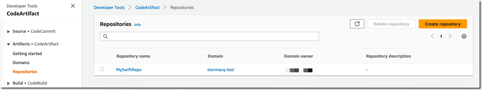 CodeArtifact repository