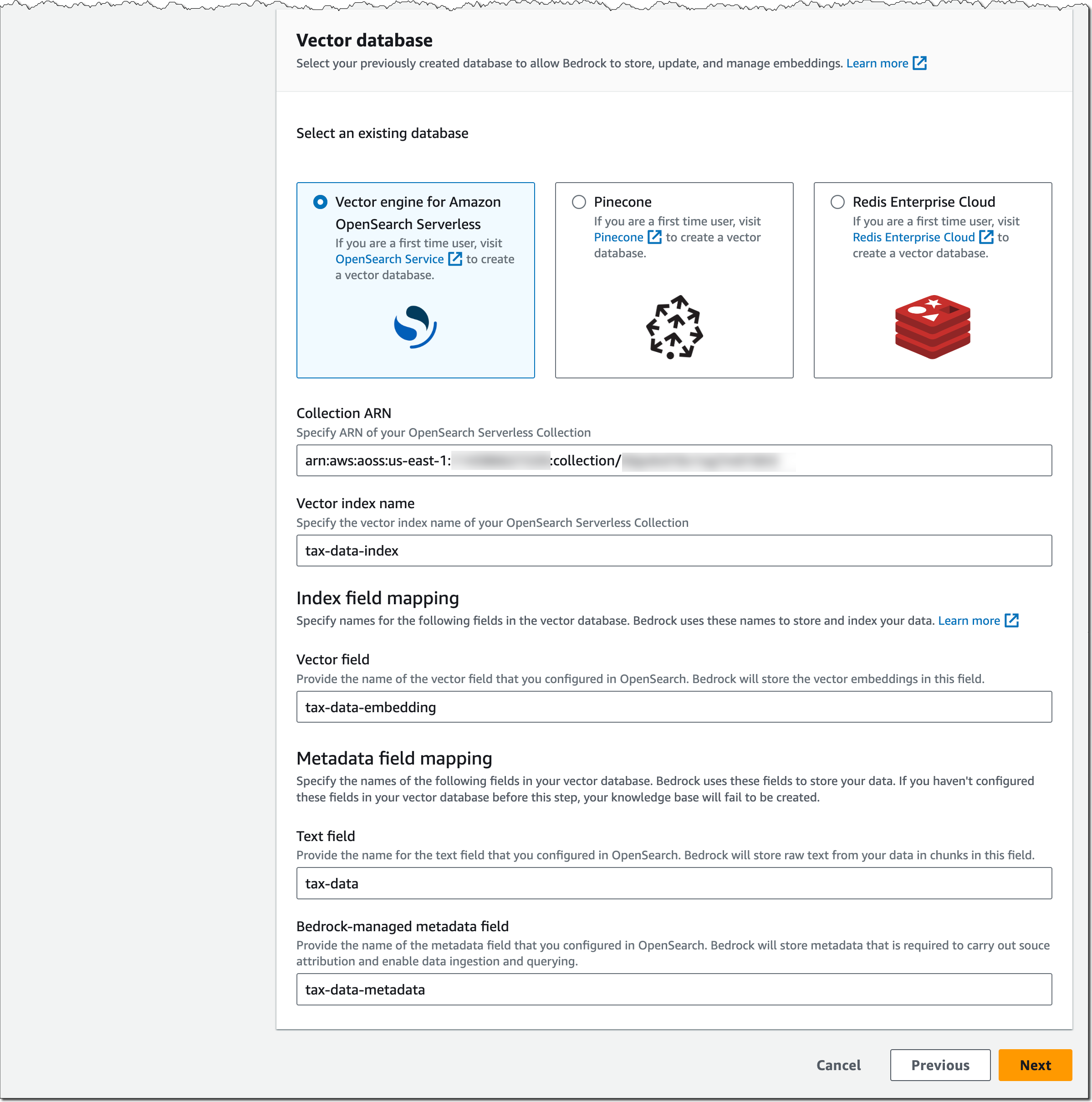 Knowledge Base for Amazon Bedrock