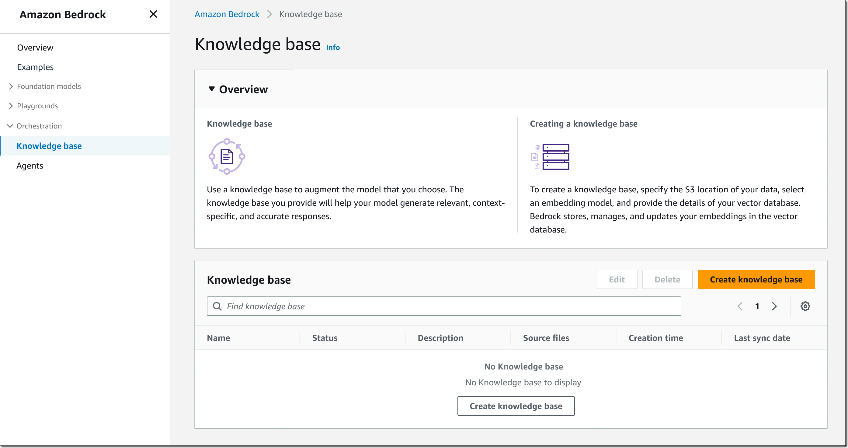 Knowledge Base for Amazon Bedrock