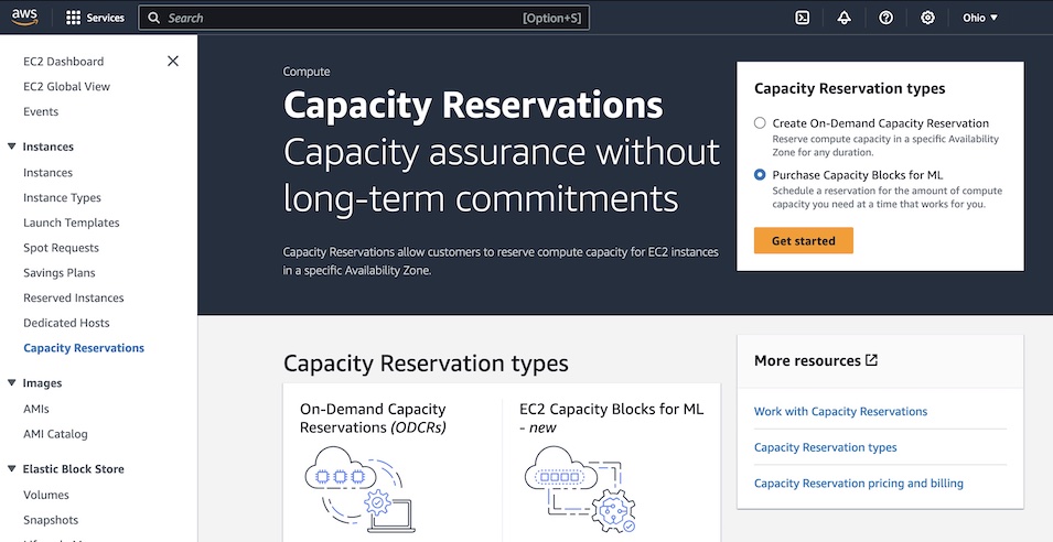 Aws ec2 hot sale machine learning