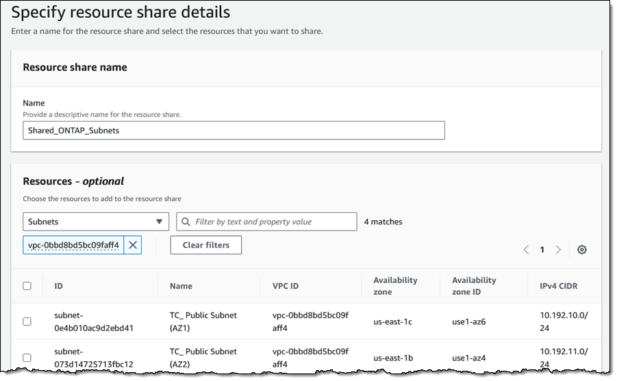 Introducing shared VPC support for Amazon FSx for NetApp ONTAP 