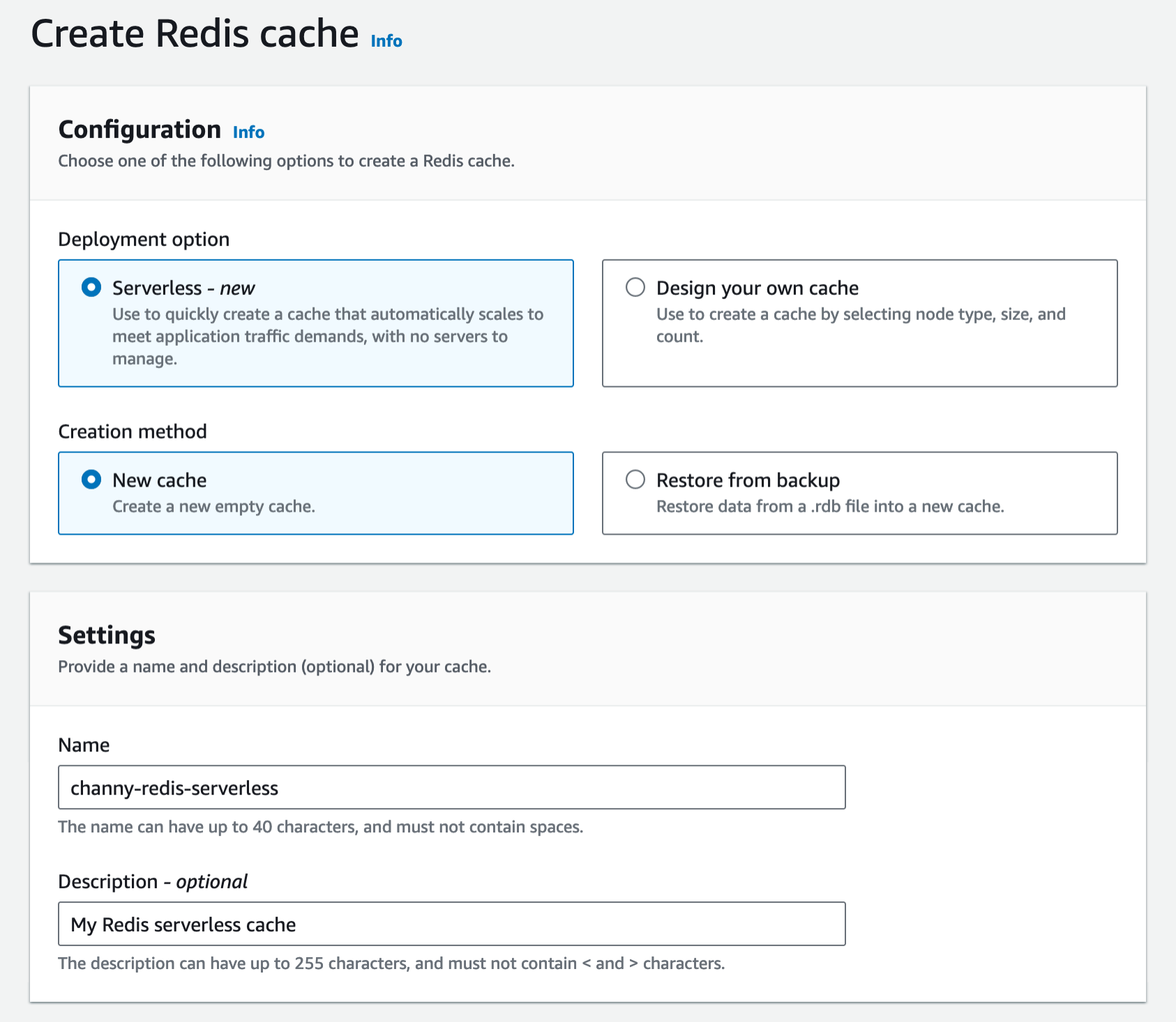 Redis および Memcached 用の Amazon ElastiCache Serverless が利用 