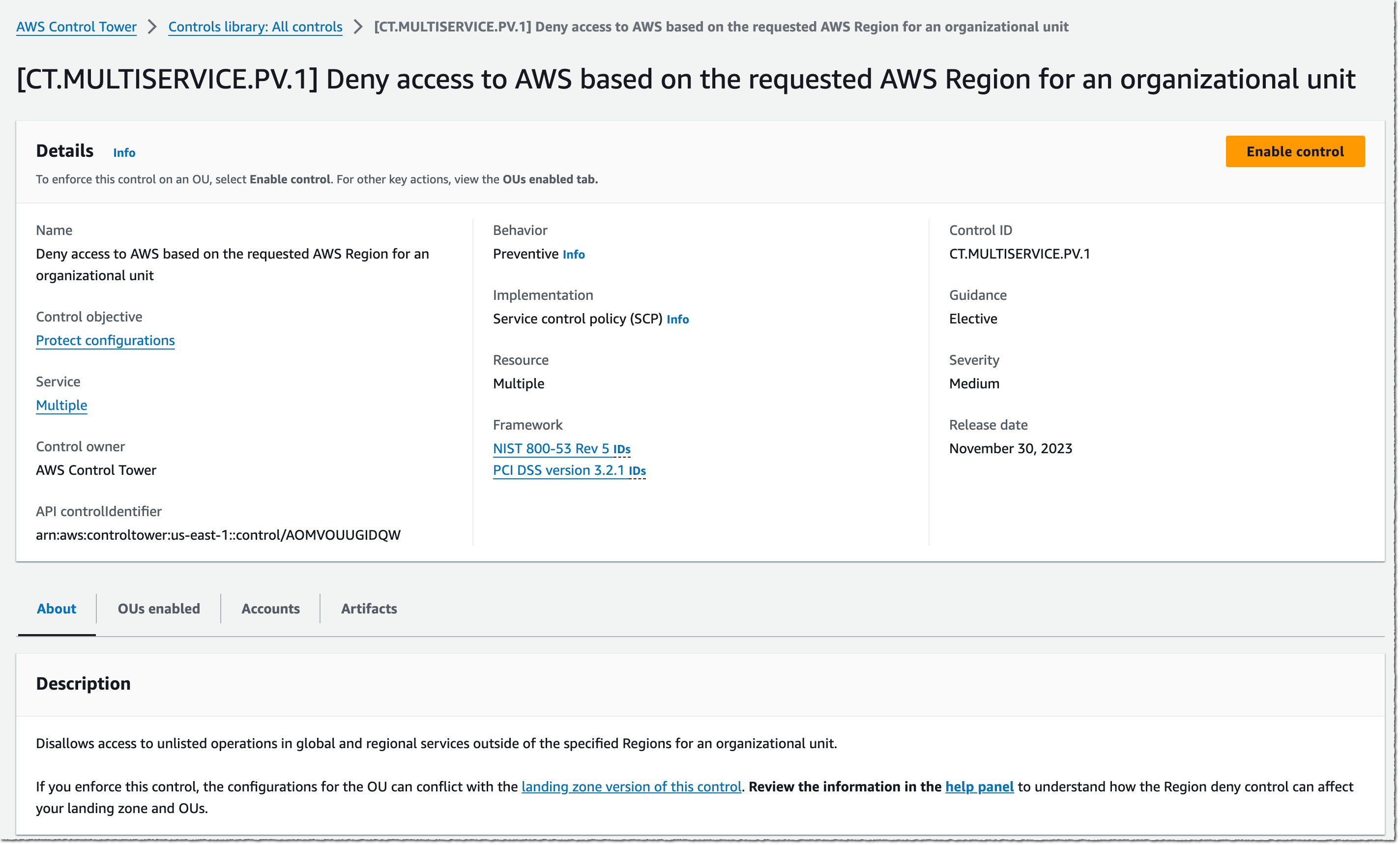 AWS Control Tower 新增了控件以帮助客户满足数字主权需求| 亚马逊AWS 