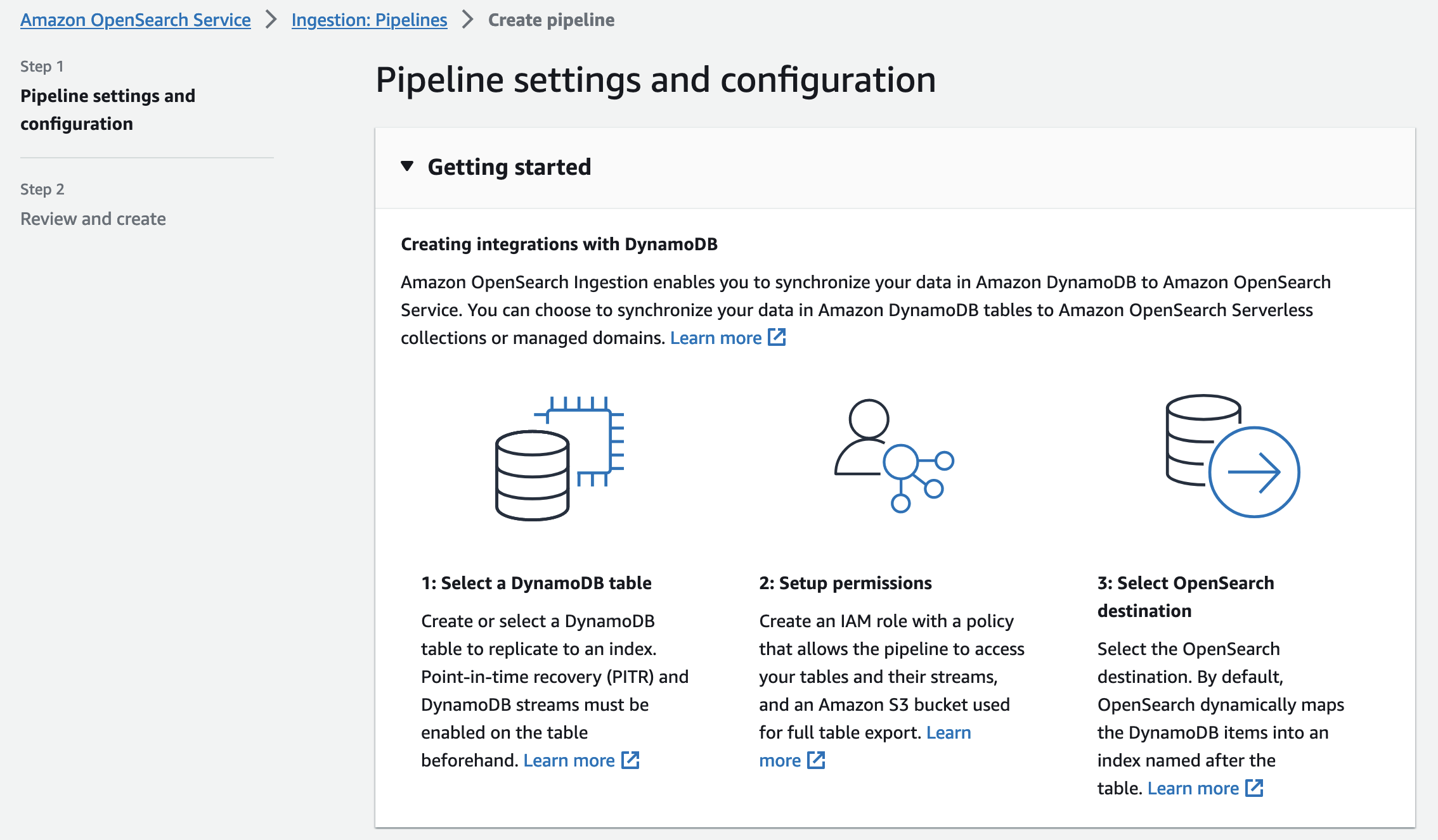 pipeline setting on OpenSearch INgestion