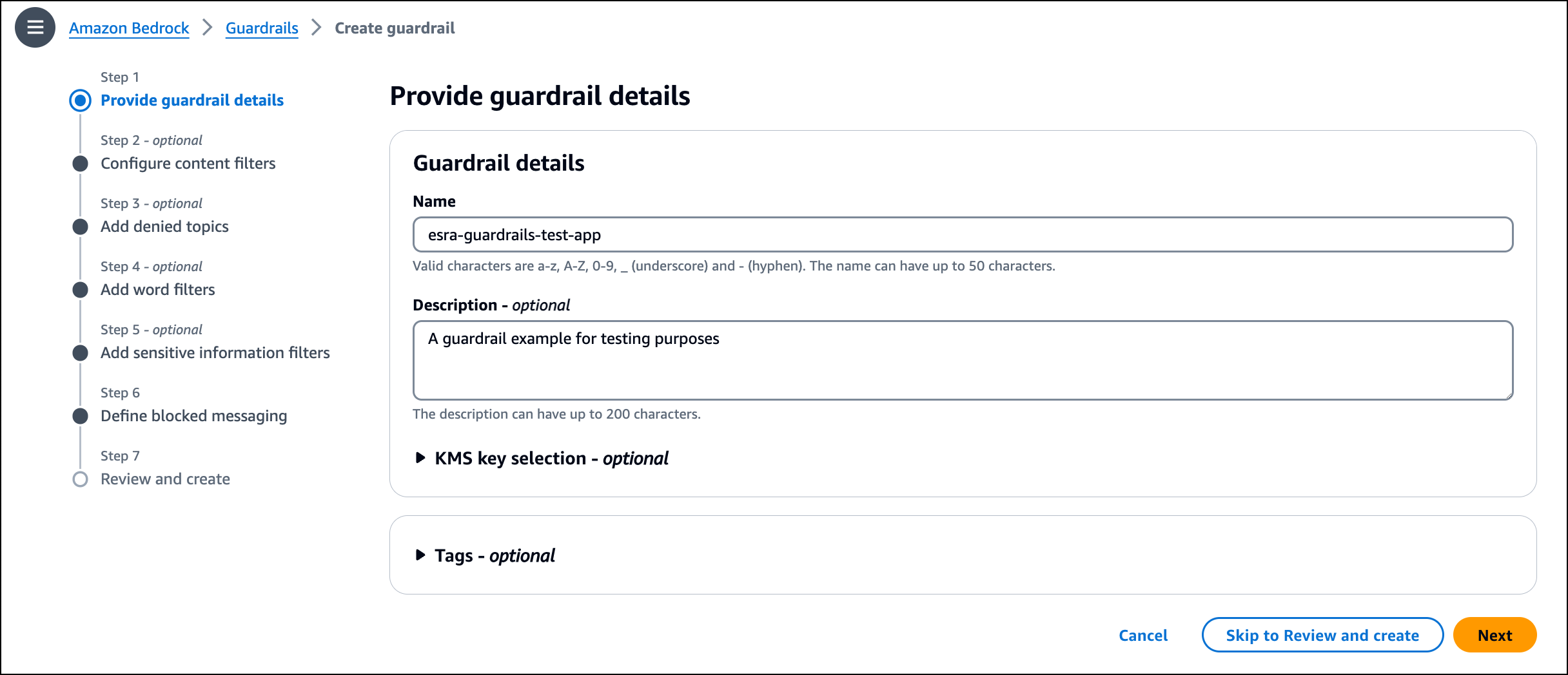 Grades de proteção para Amazon Bedrock agora disponíveis com novos filtros de segurança e controles de privacidade