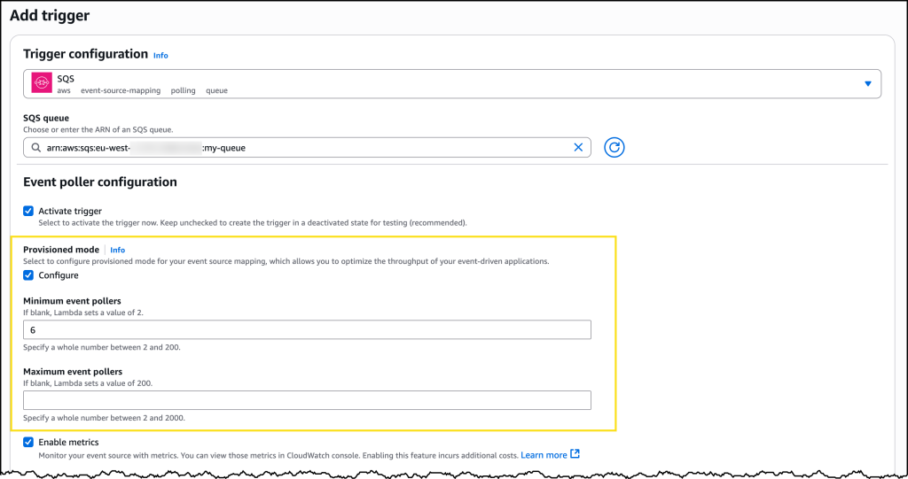 AWS Lambda enhances event processing with provisioned mode for SQS event-source mapping