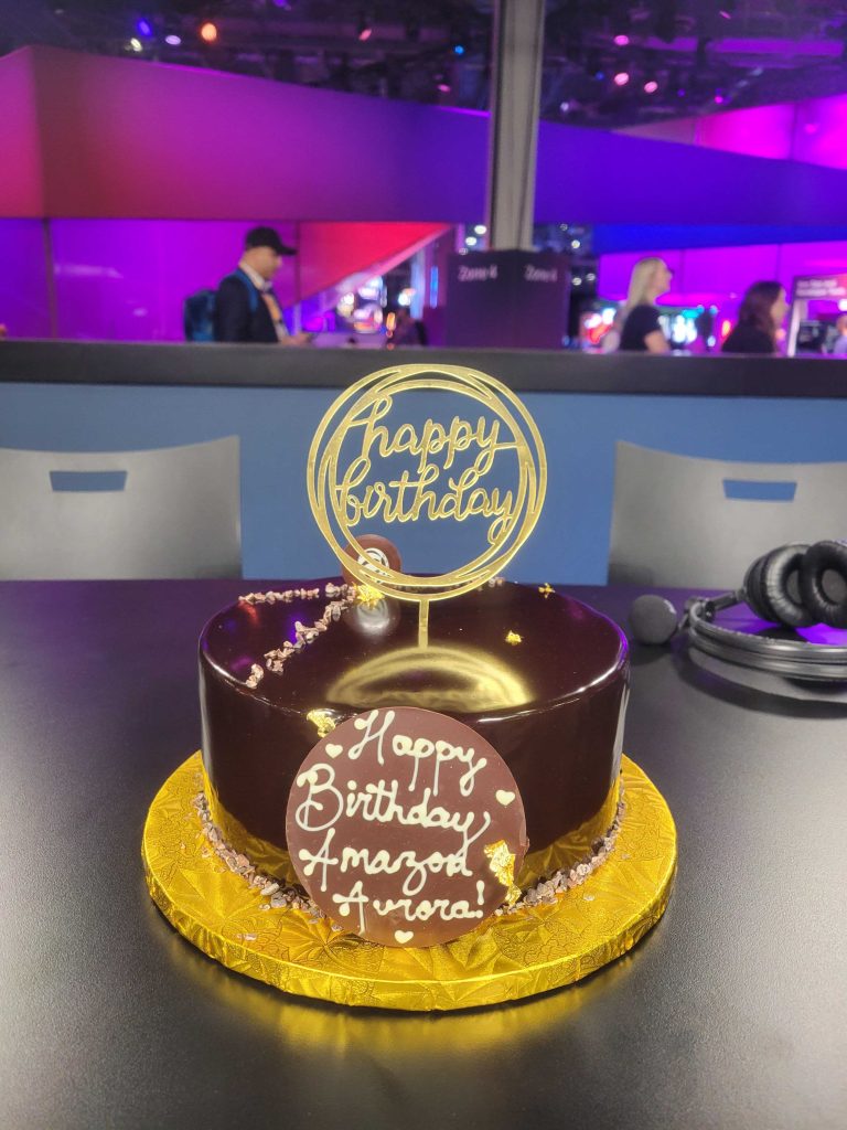 Aurora birthday cake