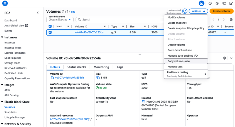 Introducing Amazon EBS Volume Clones: Create instant copies of your EBS volumes