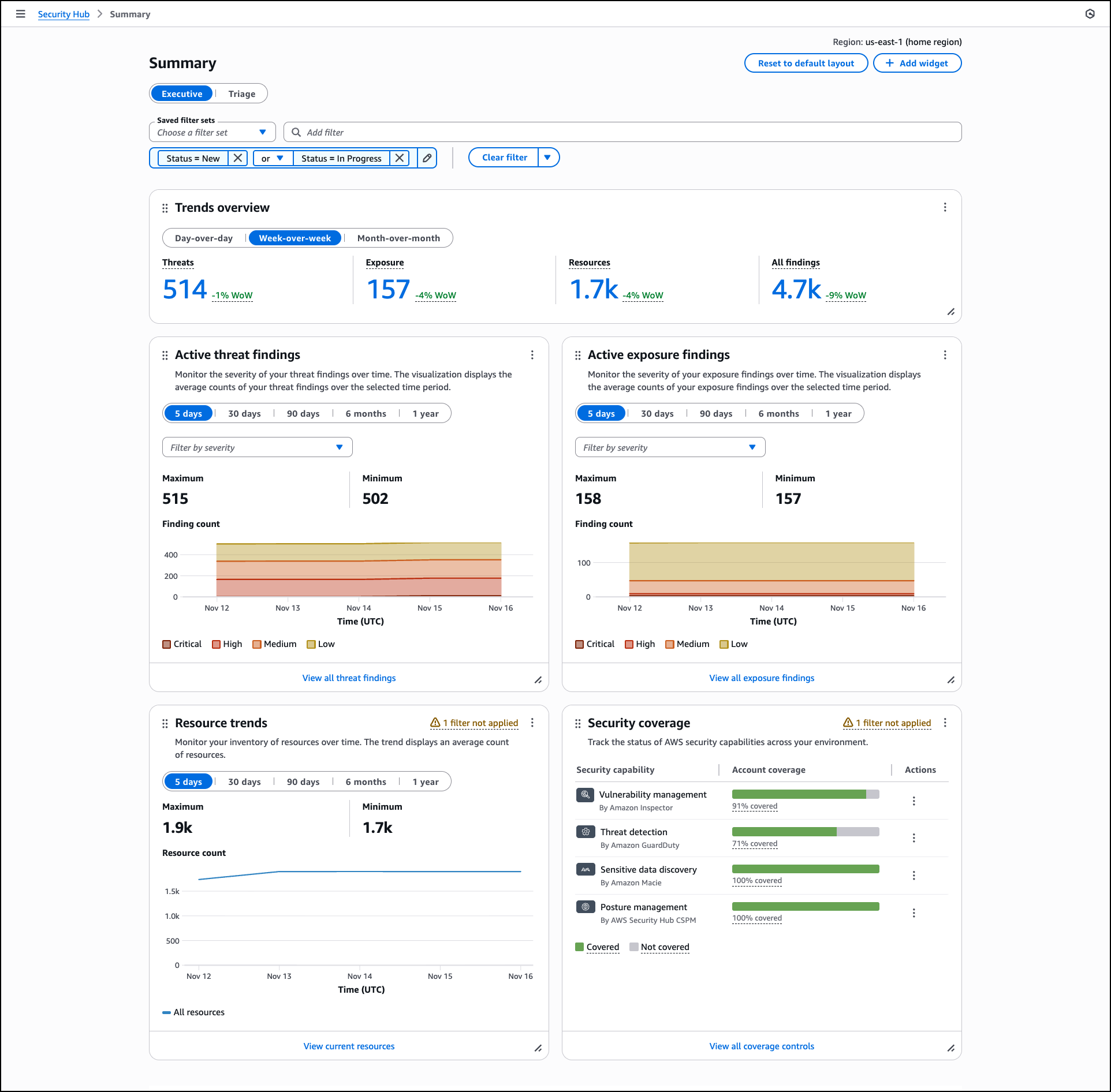 AWS Security Hub now generally available with near real-time analytics and risk prioritization