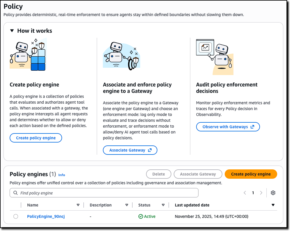 Amazon Bedrock AgentCore adds quality evaluations and policy controls for deploying trusted AI agents