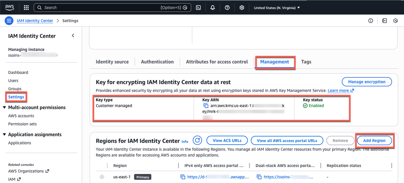 AWS IAM Identity Center now supports multi-Region replication for AWS account access and application use