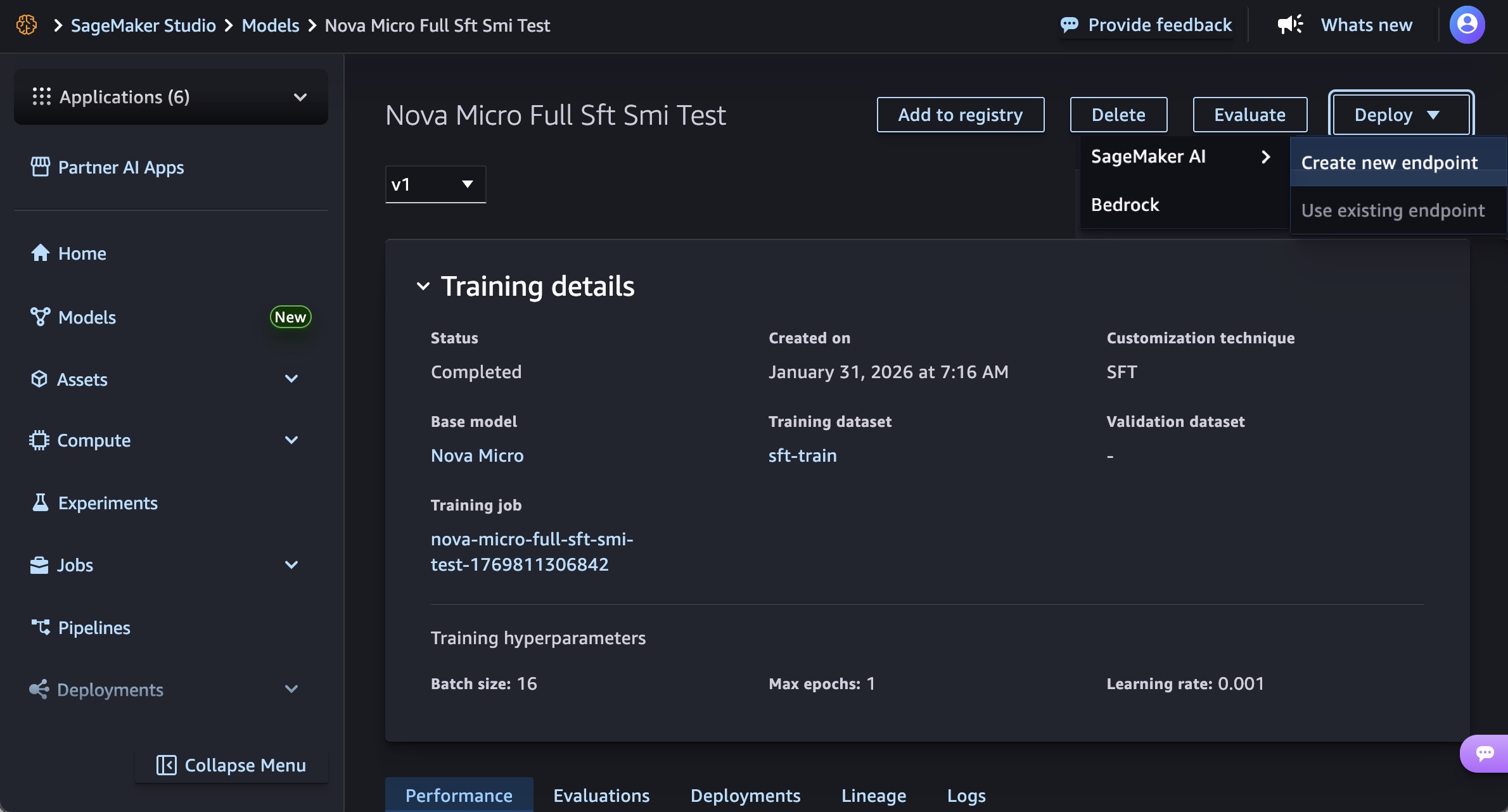 Announcing Amazon SageMaker Inference for custom Amazon Nova models