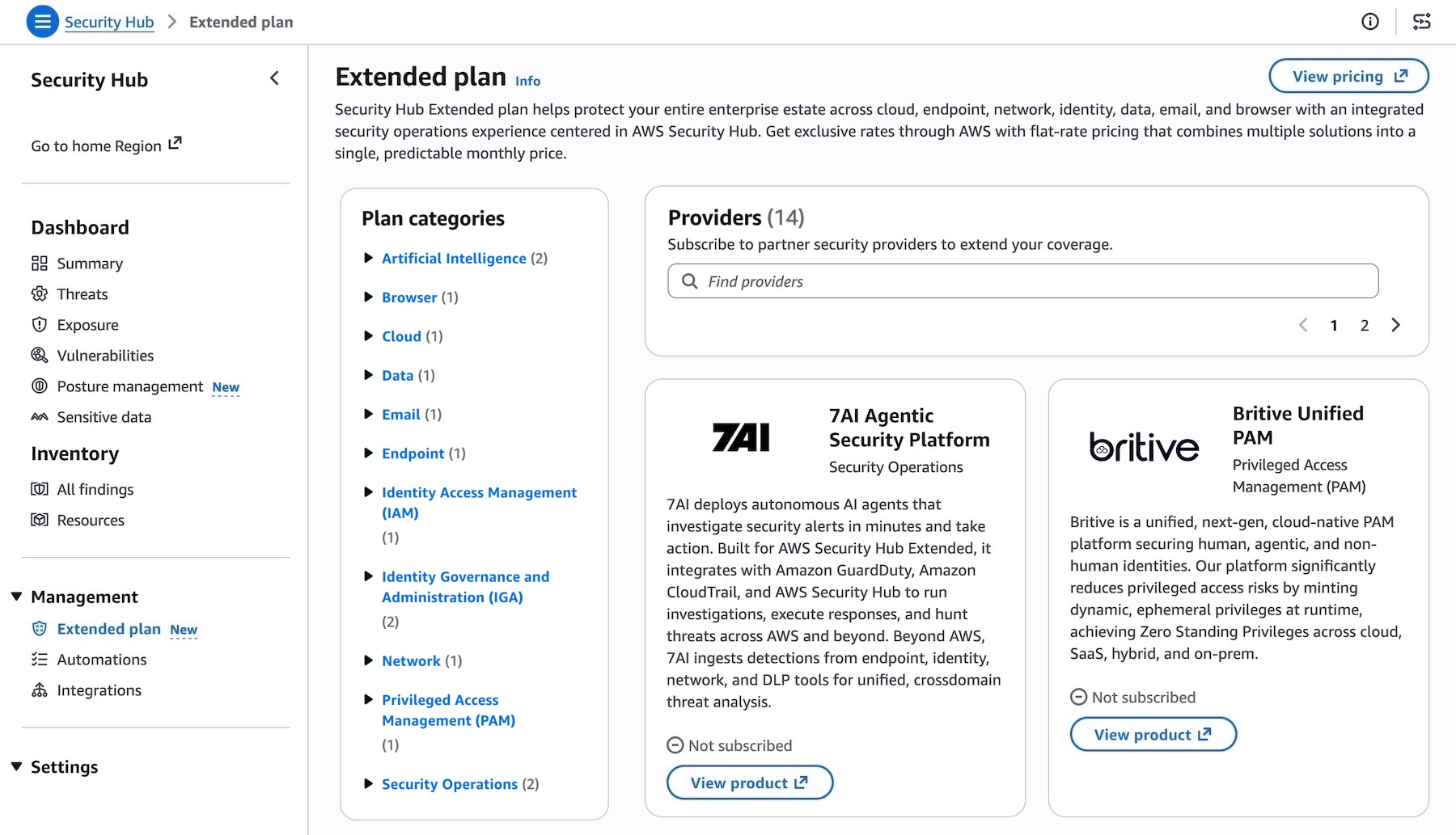 AWS Security Hub Extended offers full-stack enterprise security with curated partner solutions