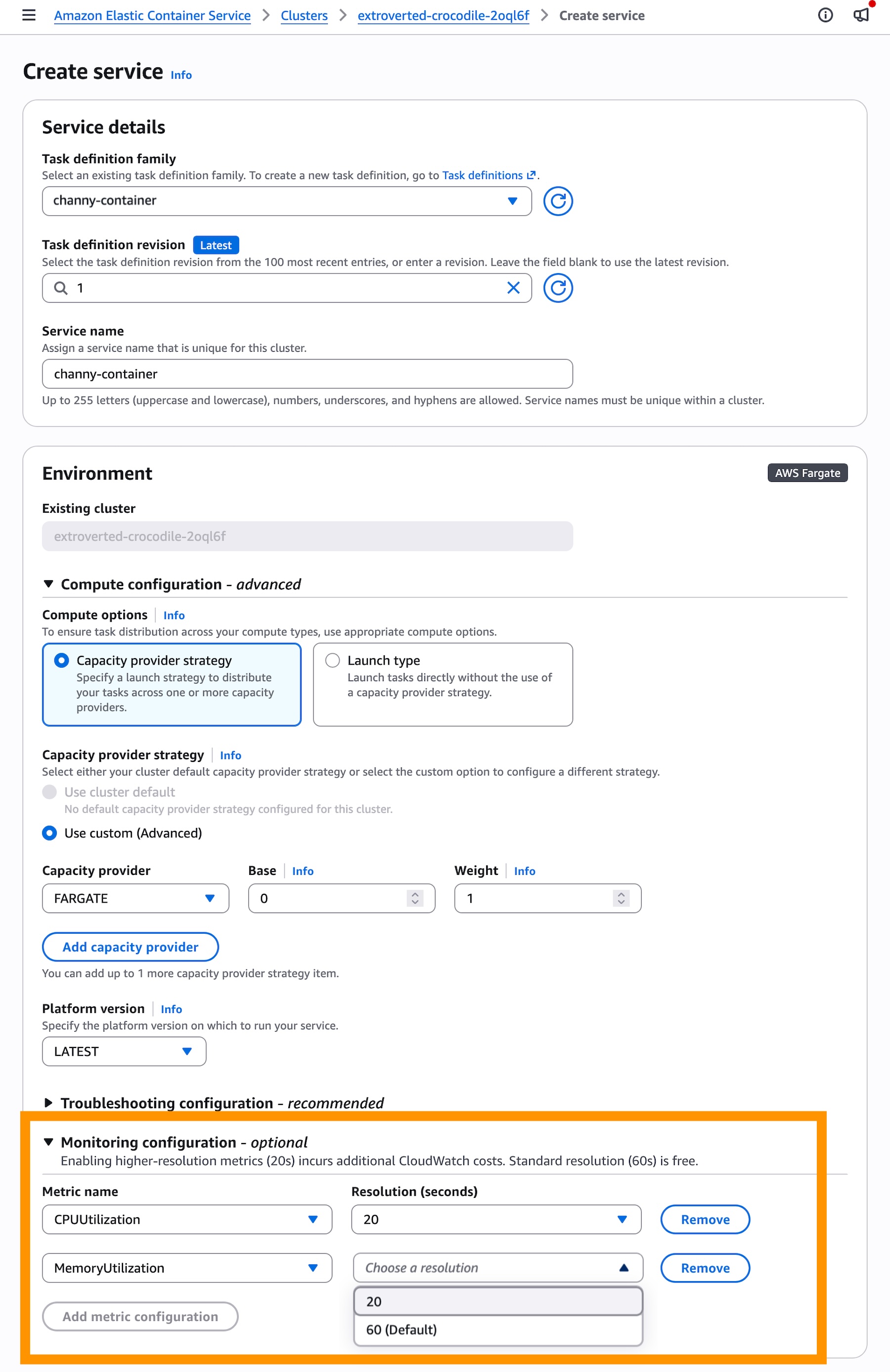 Amazon ECS introduces new high-resolution metrics for faster service auto scaling