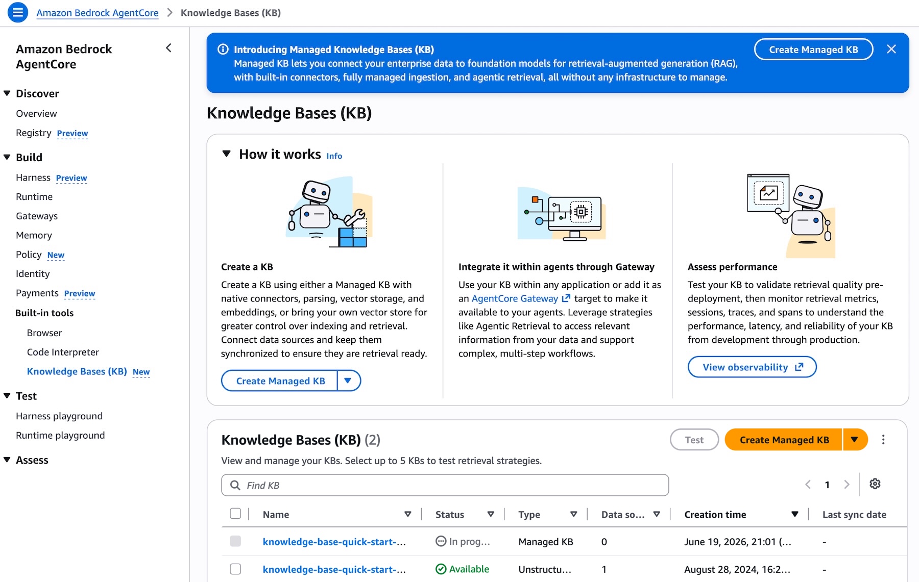 Introducing Amazon Bedrock Managed Knowledge Base for faster, more accurate enterprise AI applications
