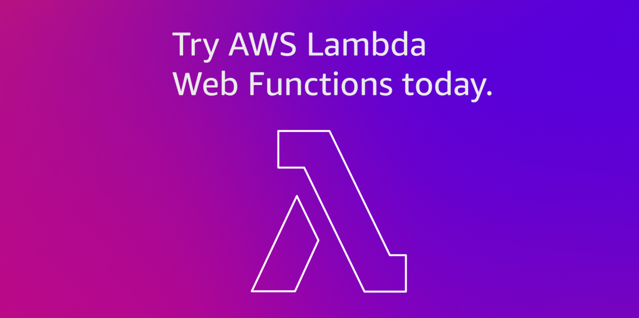 AWS Lambda Web Functions announcement header