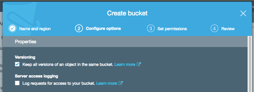 Create a bucket with S3 Object Lock turned on.