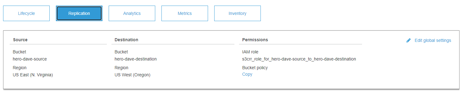 Amazon S3 Replication