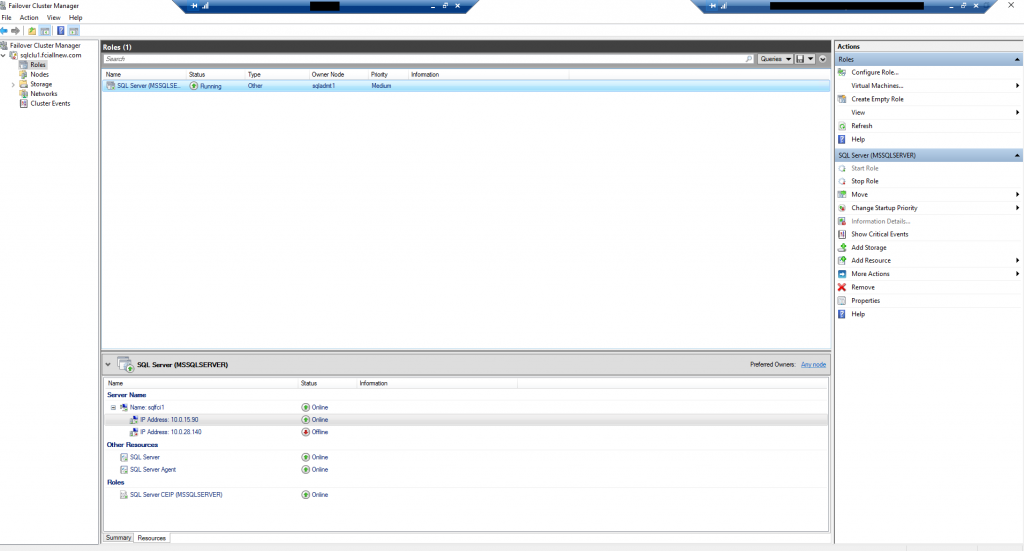 For verification, you can find the Launch Wizard-created cluster in Failover Cluster Manager on the EC2 instance.