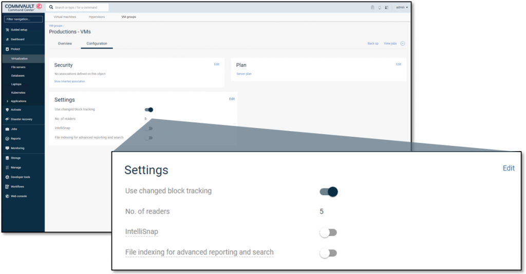 Existing customers must opt in for the new functionality by enabling CBT on existing Amazon EC2 VM Groups