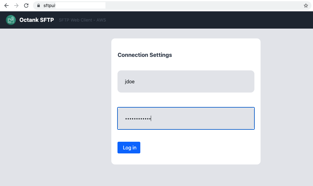 Web Client for AWS Transfer Family enables you to use a standard browser to securely access your company provided website