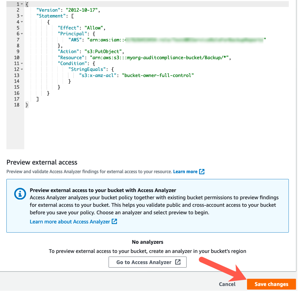 Amazon S3 Bucket permissions