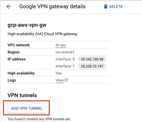 Configure the BGP session