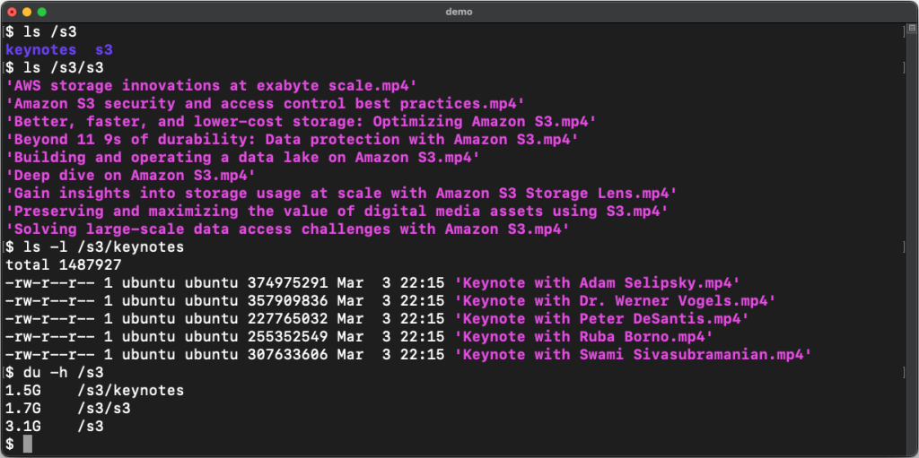 mountpoint-for-amazon-s3-local-file-system-command-line-tools