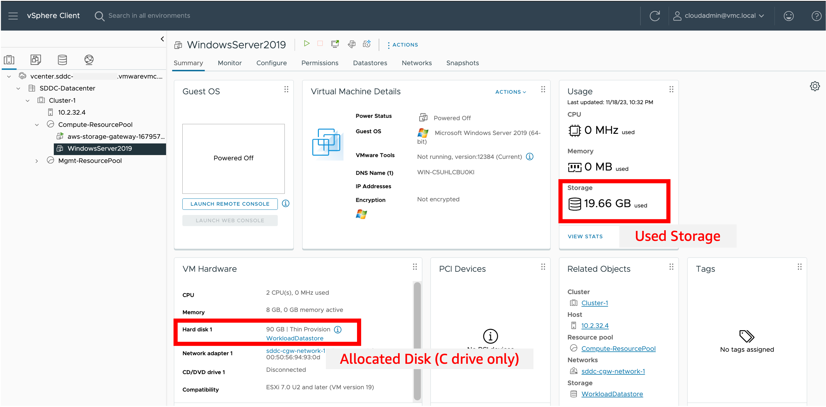 1. Backup target Windows VM