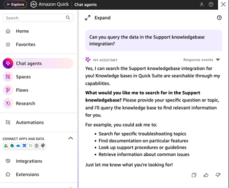 Figure 22 Choose chat agents