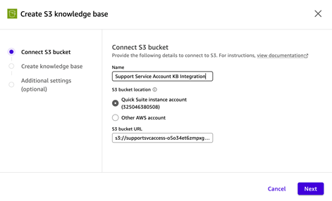 Create knowledge base