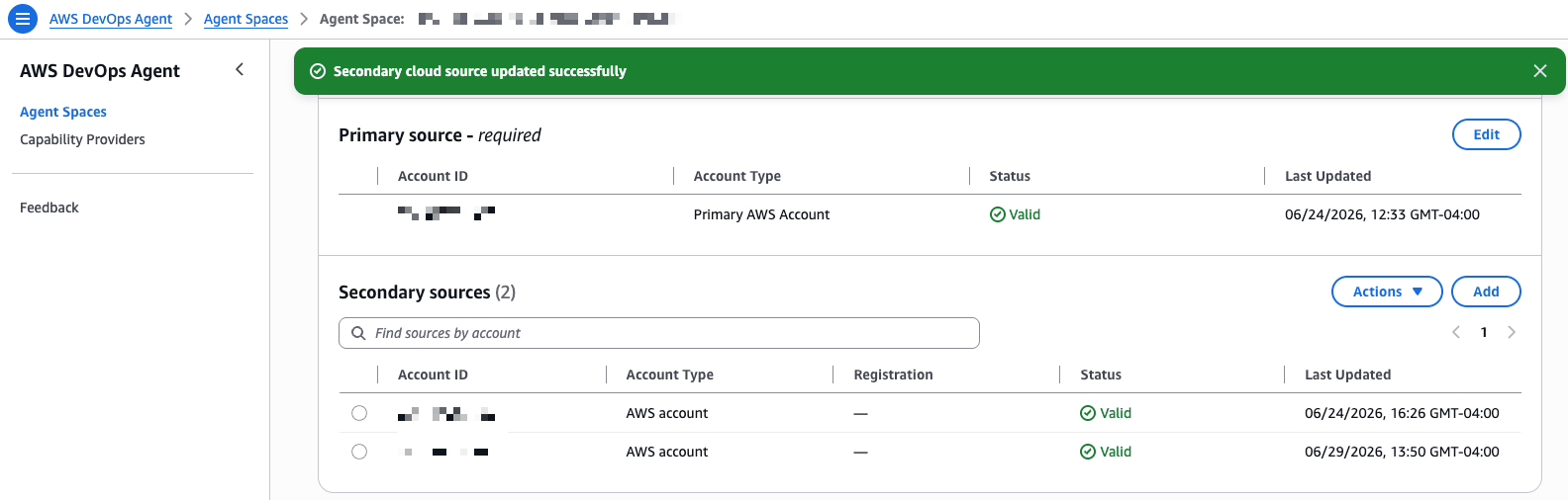 Secondary Account