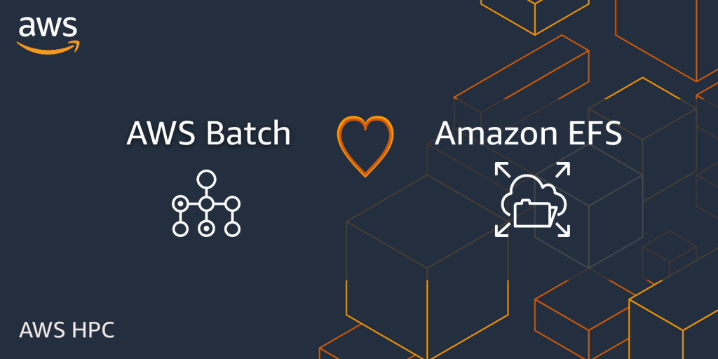 AWS batch loves Amazon EFS - header image