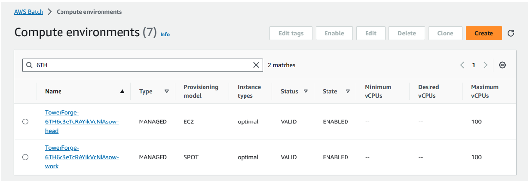 Figure 7: Assign queues and compute environments with Seqera Forge.