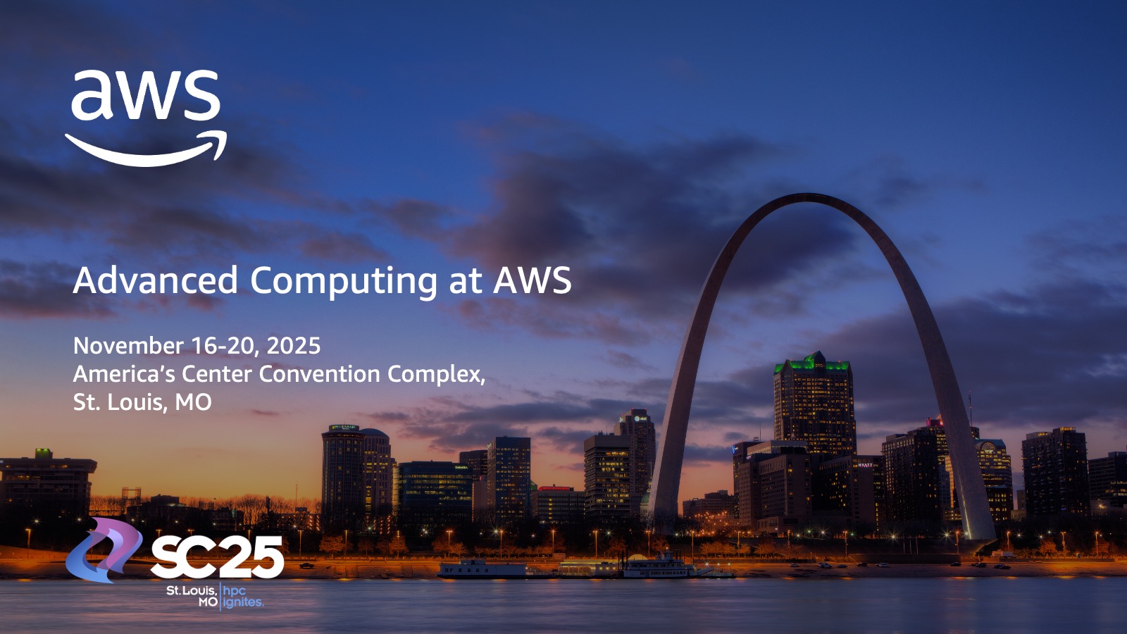 AWS at SC25 - Meet the Advanced Computing team at Booth #2207