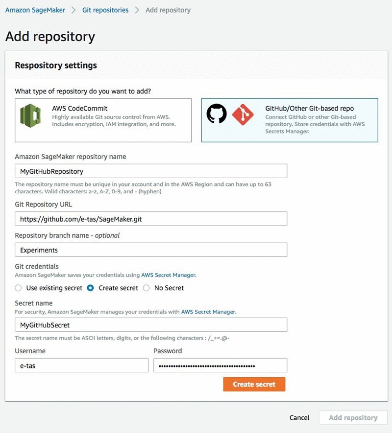 Amazon Sagemaker Notebooks Now Support Git Integration For Increased Persistence Collaboration And Reproducibility Aws Machine Learning Blog