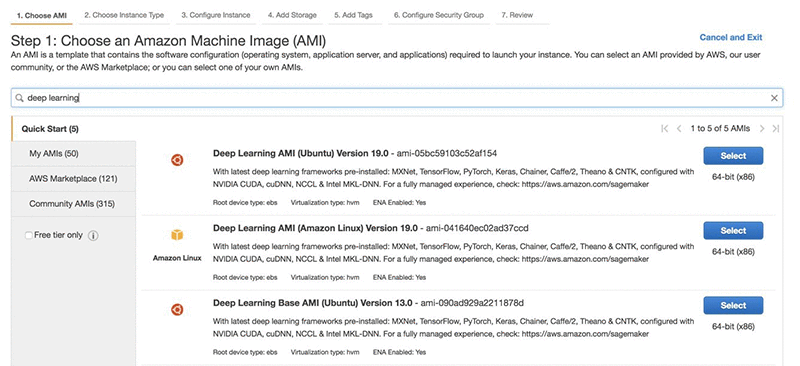 Aws store optimized tensorflow