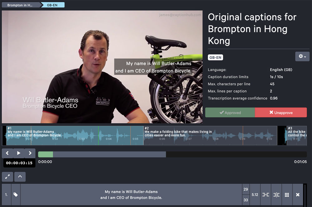 Subtitling videos accurately and easily with CaptionHub and AWS