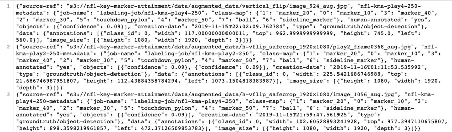 Football tracking in the NFL with  SageMaker