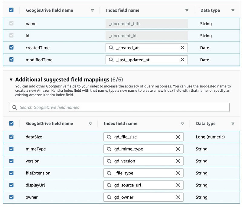 The following screenshot shows our configuration.