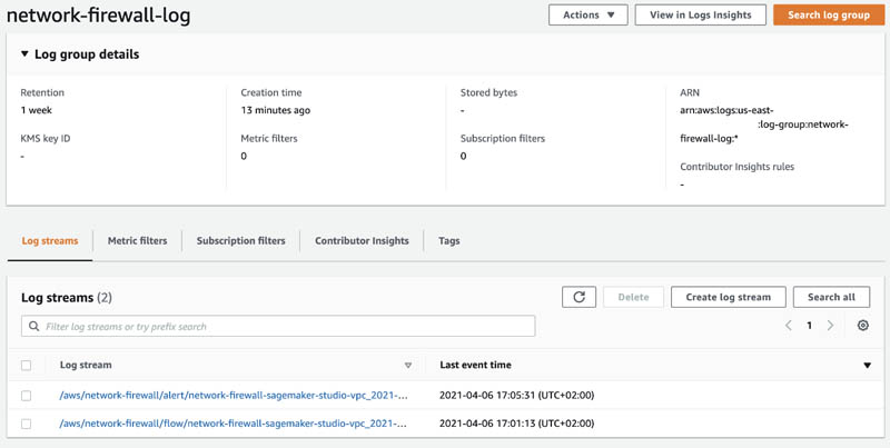 20 network firewall log