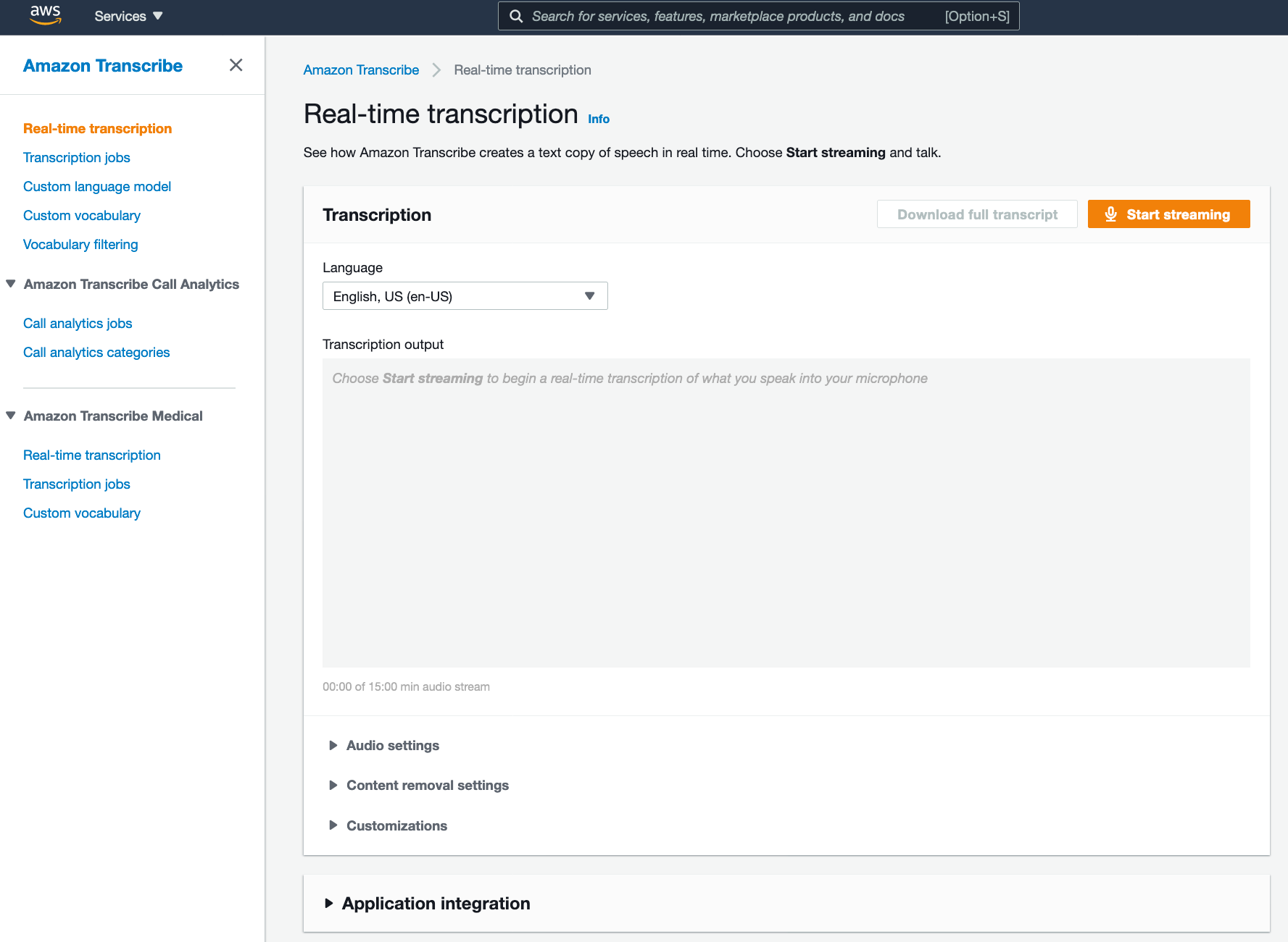 aws transcribe pricing