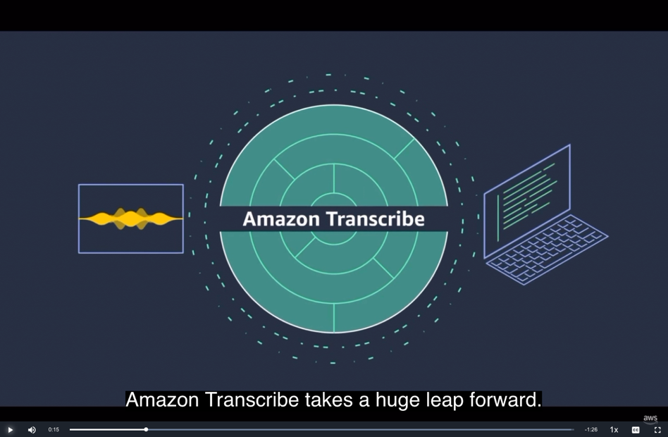 Create video subtitles with Amazon Transcribe using this no code