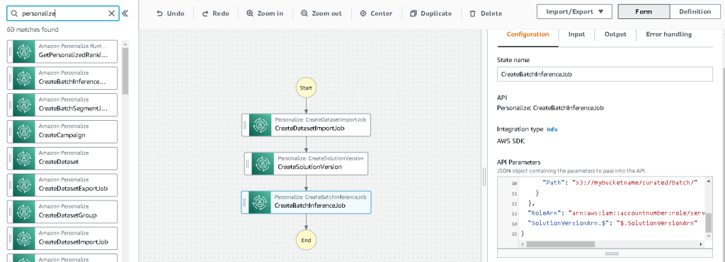 AWS Step Functions Workflow