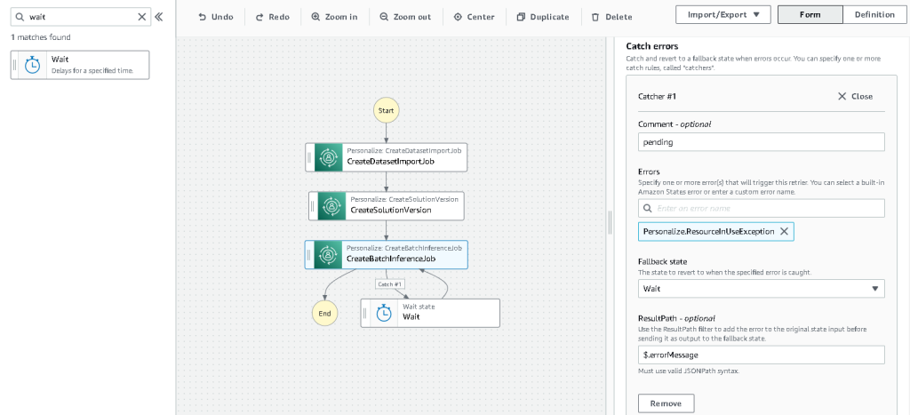 AWS Step Functions Workflow