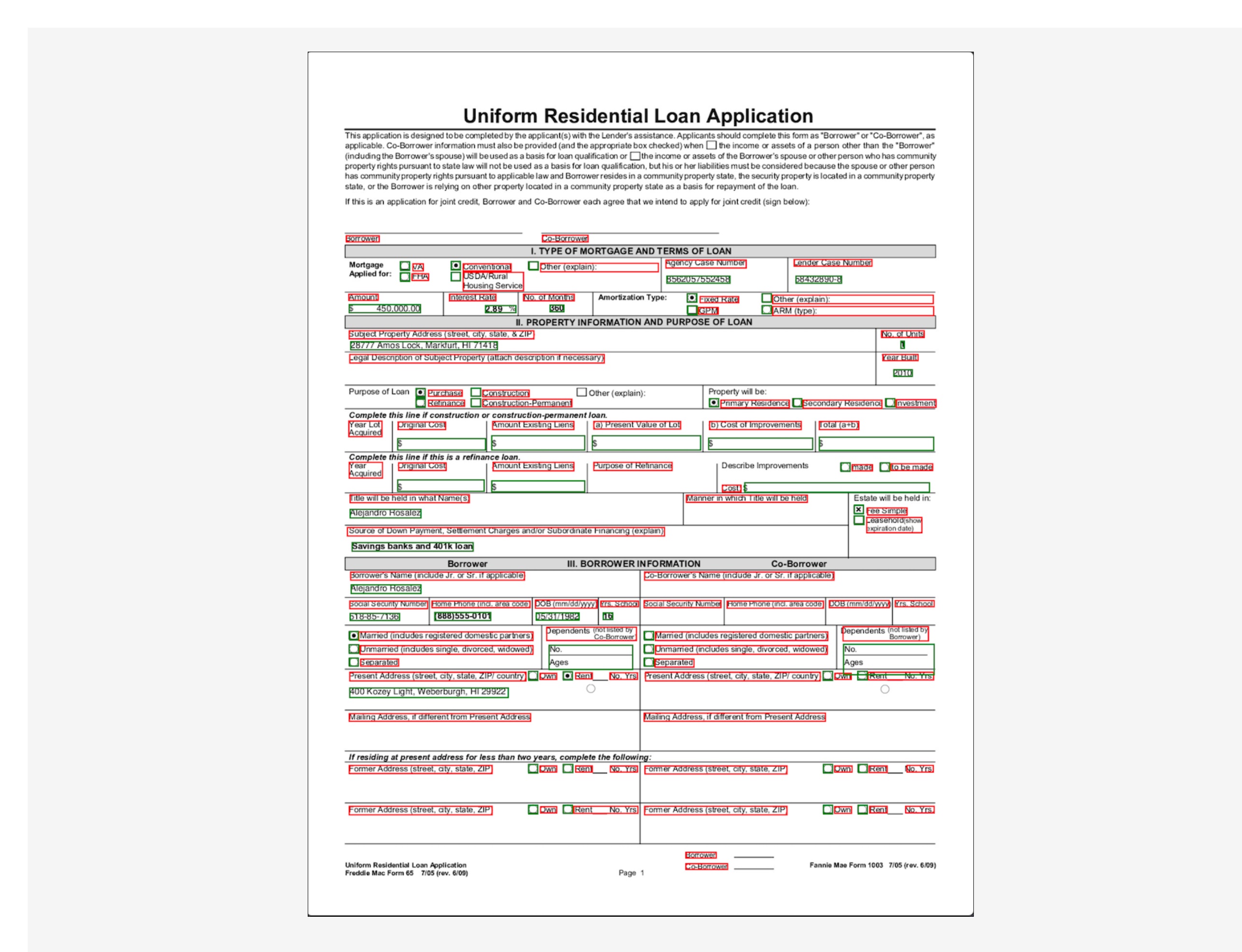 Process mortgage documents with intelligent document processing