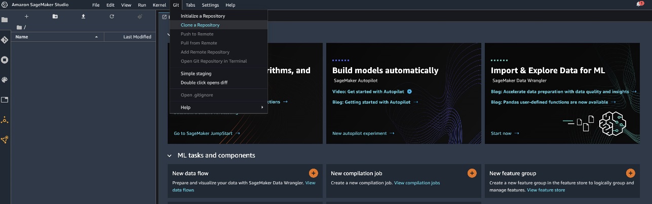 Use Github Samples with Amazon SageMaker Data Wrangler | AWS Machine  Learning Blog