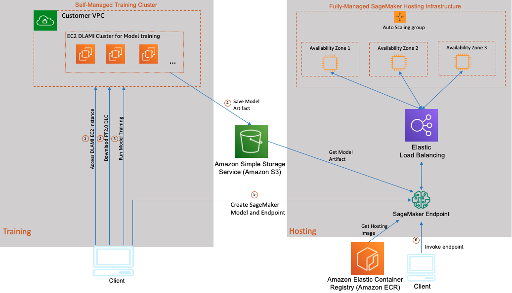 overview of architecture of pytorch on aws