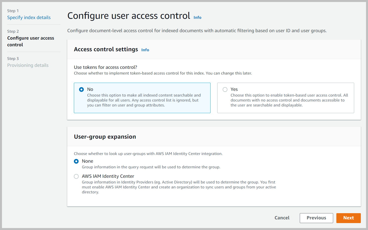 control de acceso de usuarios